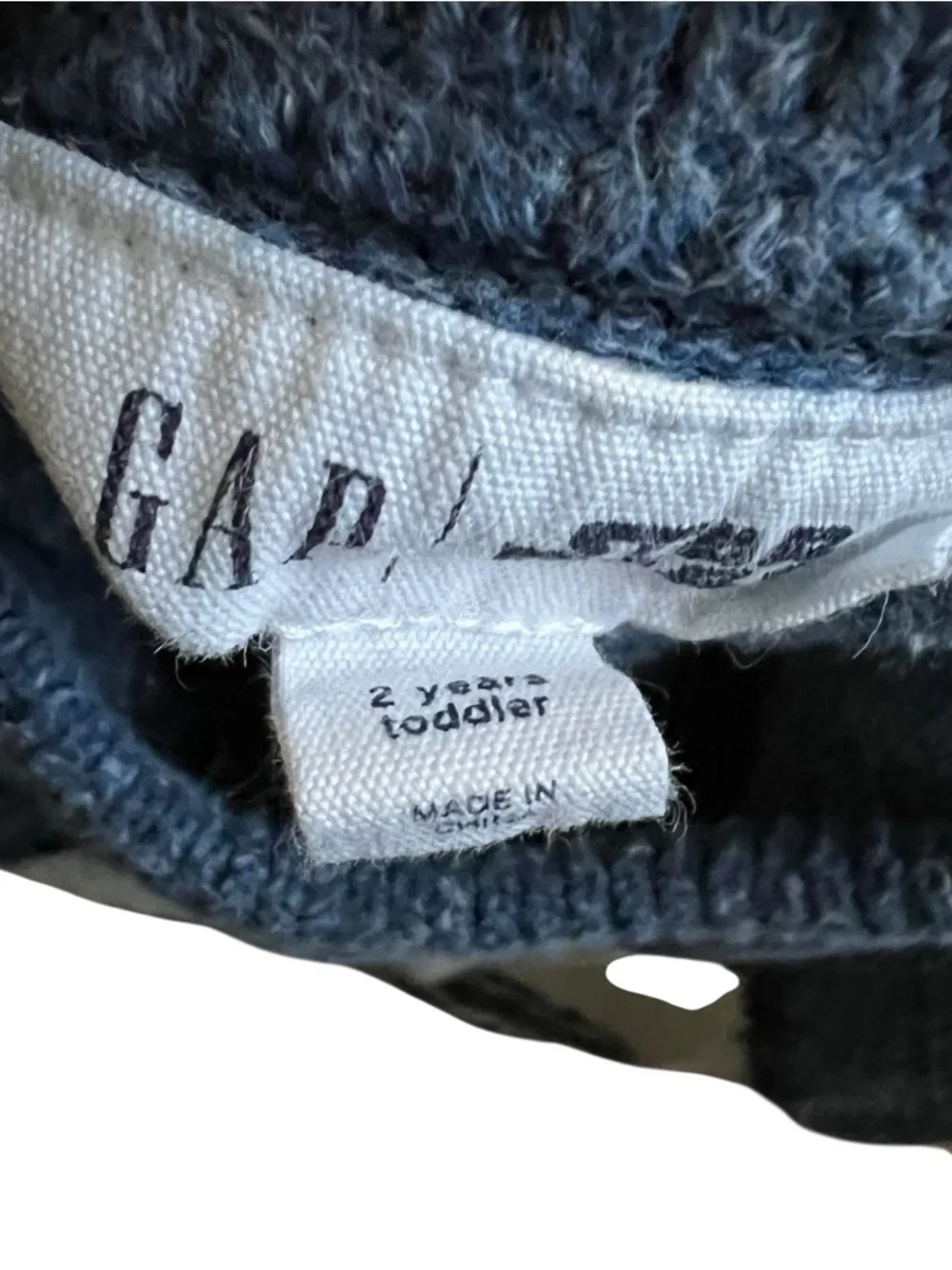 Gap Star Wars Stormtrooper Blue Knit Sweater Pullover Graphic Boys Size 2T